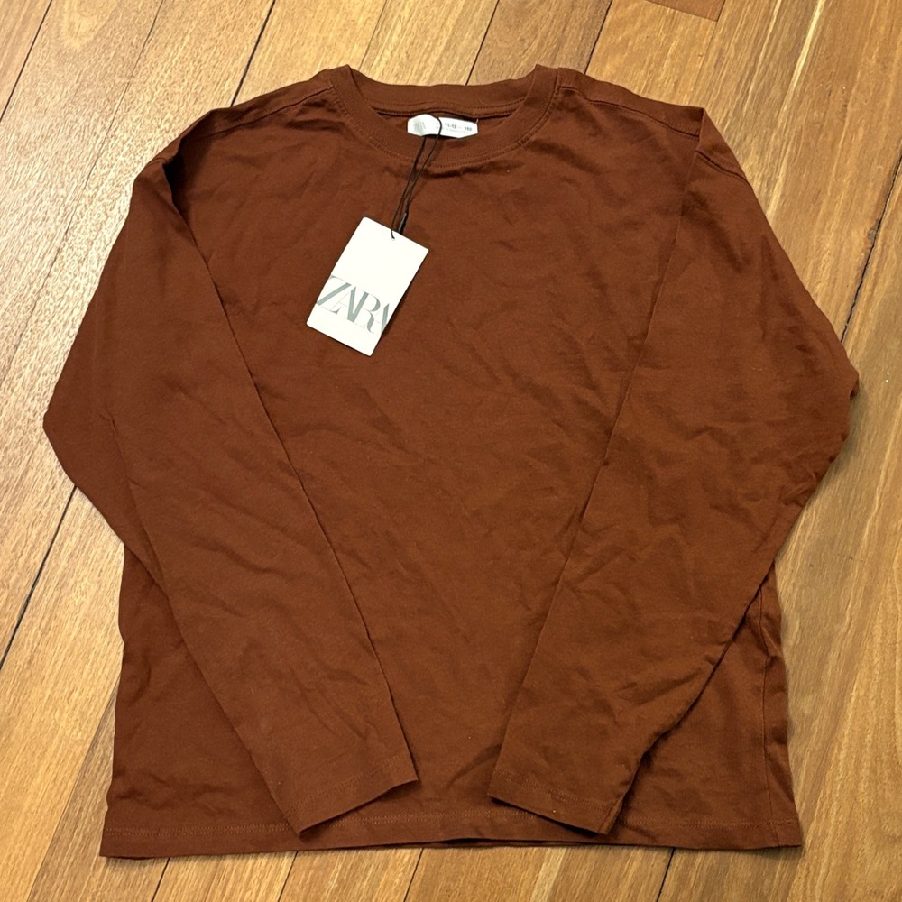 Brown Long Sleeve Tee (Kids)